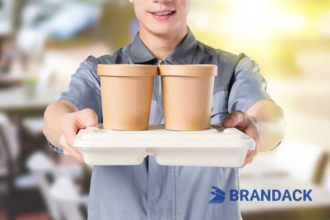 Готовая упаковка продуктов питания на заказ в коробки для еды навынос